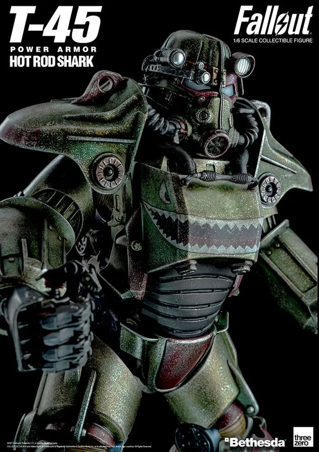 T-45 Hot Rod Shark Armor Pack – Threezero – ActionFigure Brasil
