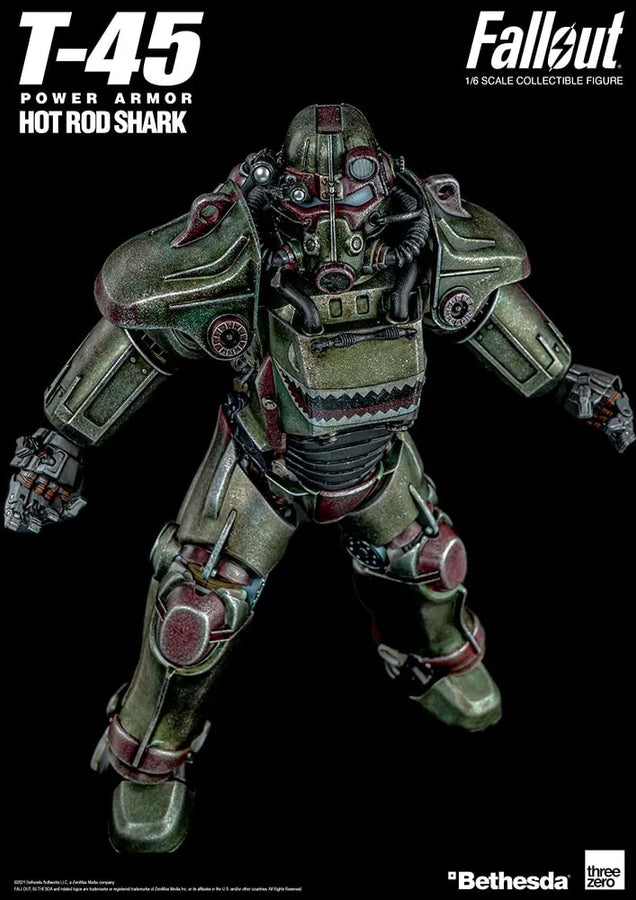 T-45 Hot Rod Shark Armor Pack – Threezero – ActionFigure Brasil