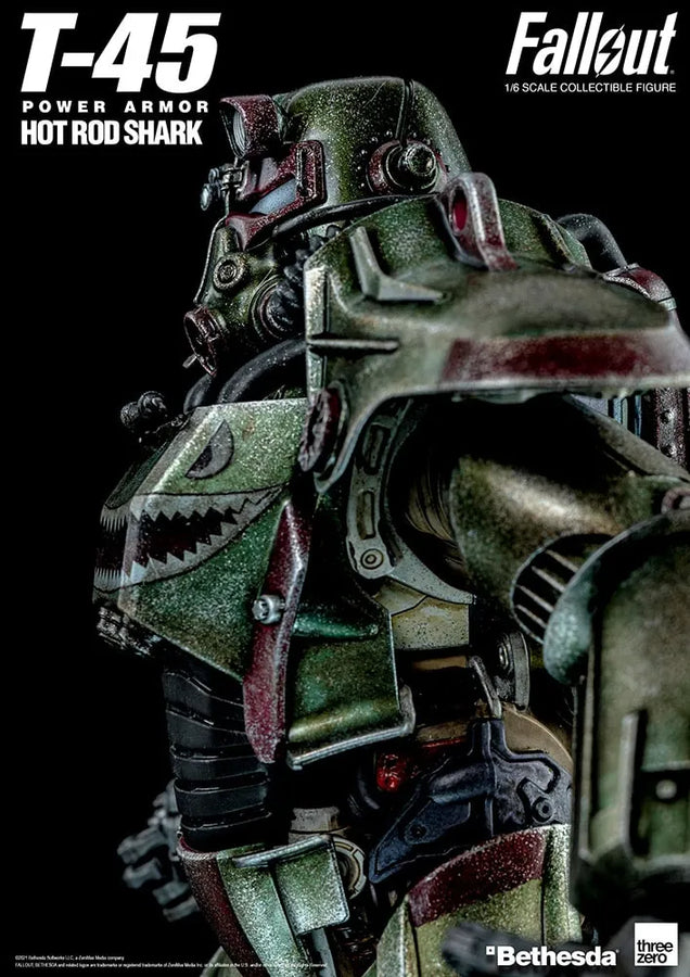 T-45 Hot Rod Shark Armor Pack – Threezero – ActionFigure Brasil