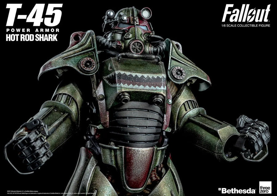 T-45 Hot Rod Shark Armor Pack – Threezero – ActionFigure Brasil