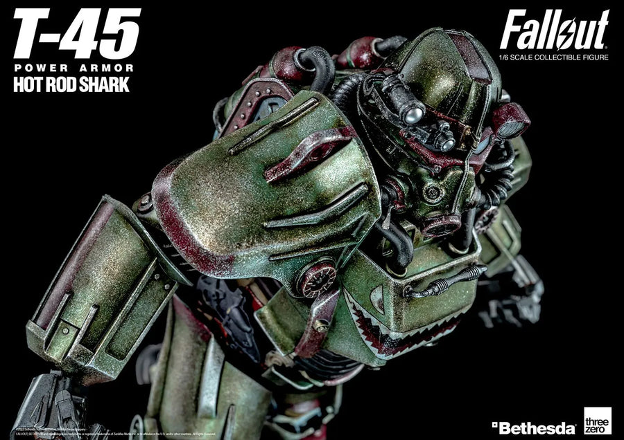 T-45 Hot Rod Shark Armor Pack – Threezero – ActionFigure Brasil