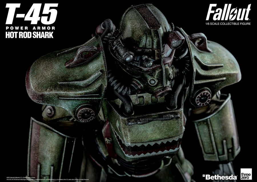 T-45 Hot Rod Shark Armor Pack – Threezero – ActionFigure Brasil
