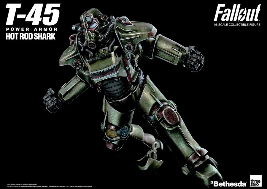 T-45 Hot Rod Shark Armor Pack – Threezero – ActionFigure Brasil