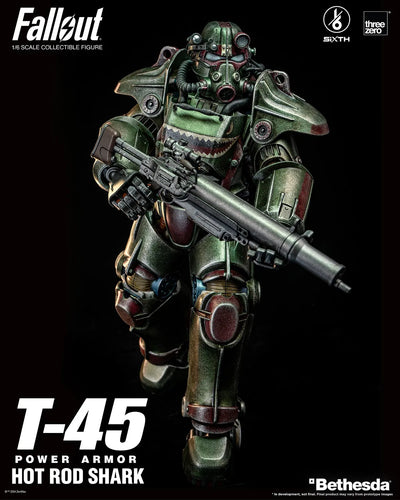 T-45 Hot Rod Shark Power Armor – Threezero – ActionFigure Brasil — iluminação de estúdio