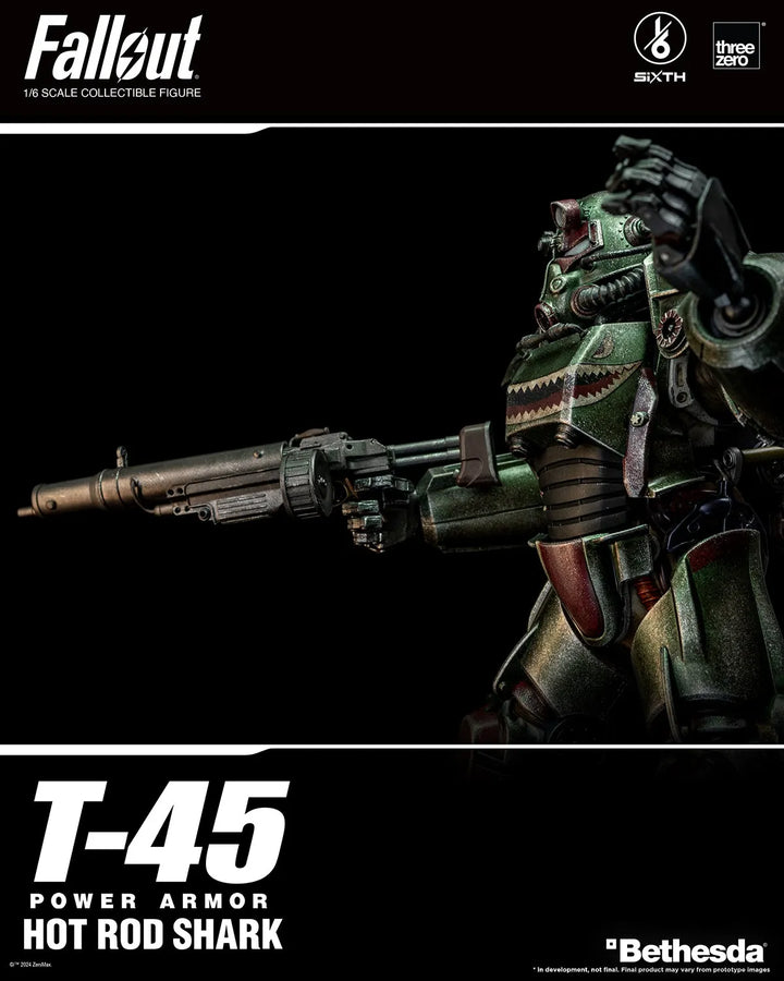 T-45 Hot Rod Shark Power Armor – Threezero – ActionFigure Brasil