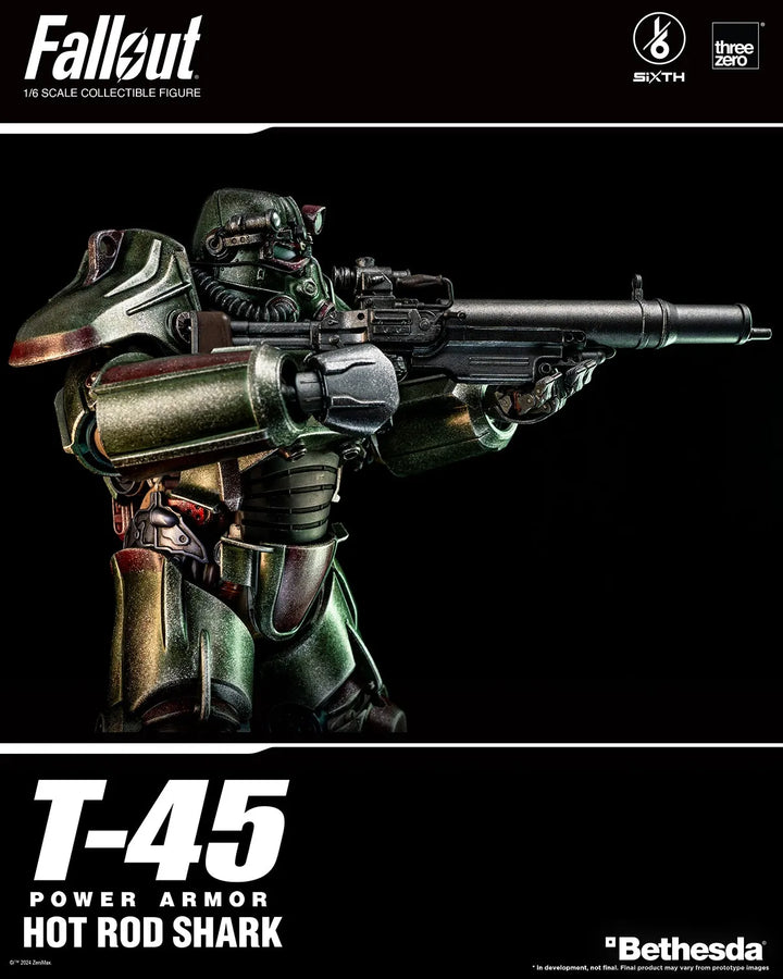 T-45 Hot Rod Shark Power Armor – Threezero – ActionFigure Brasil