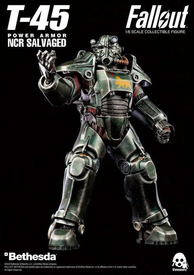 T-45 NCR Salvaged Power Armor – Threezero – ActionFigure Brasil