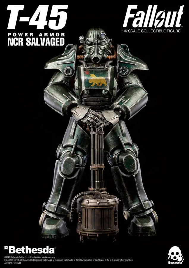 T-45 NCR Salvaged Power Armor – Threezero – ActionFigure Brasil