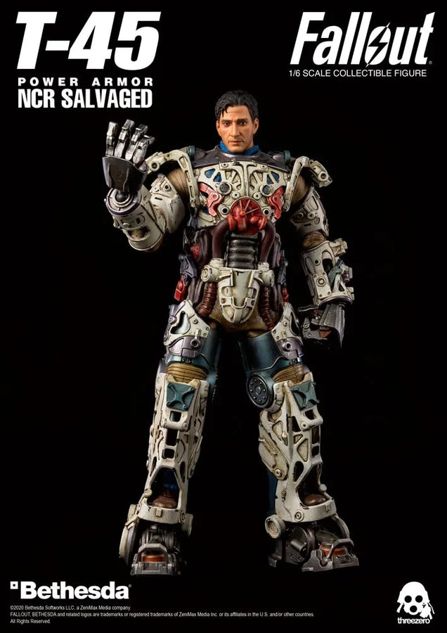 T-45 NCR Salvaged Power Armor – Threezero – ActionFigure Brasil