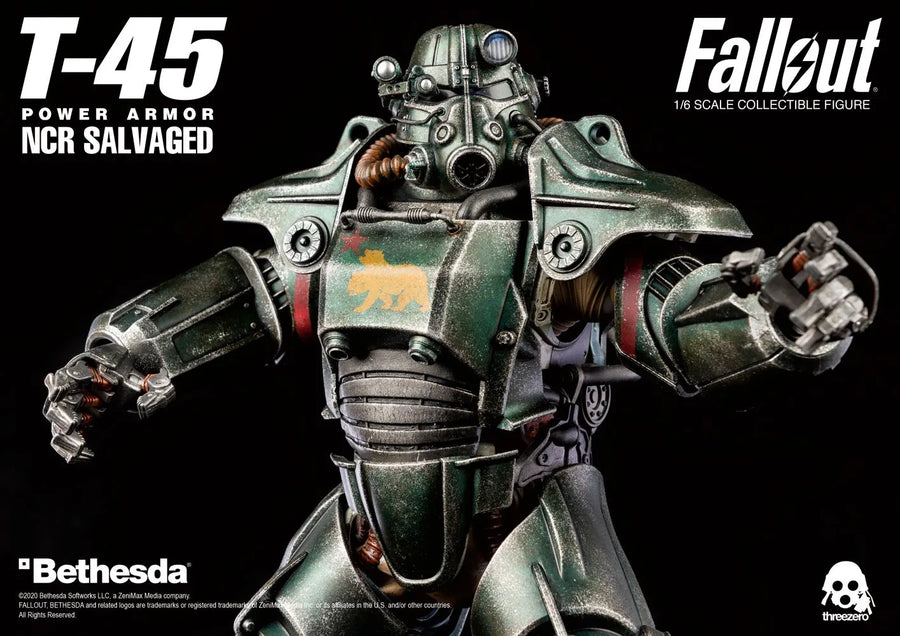 T-45 NCR Salvaged Power Armor – Threezero – ActionFigure Brasil