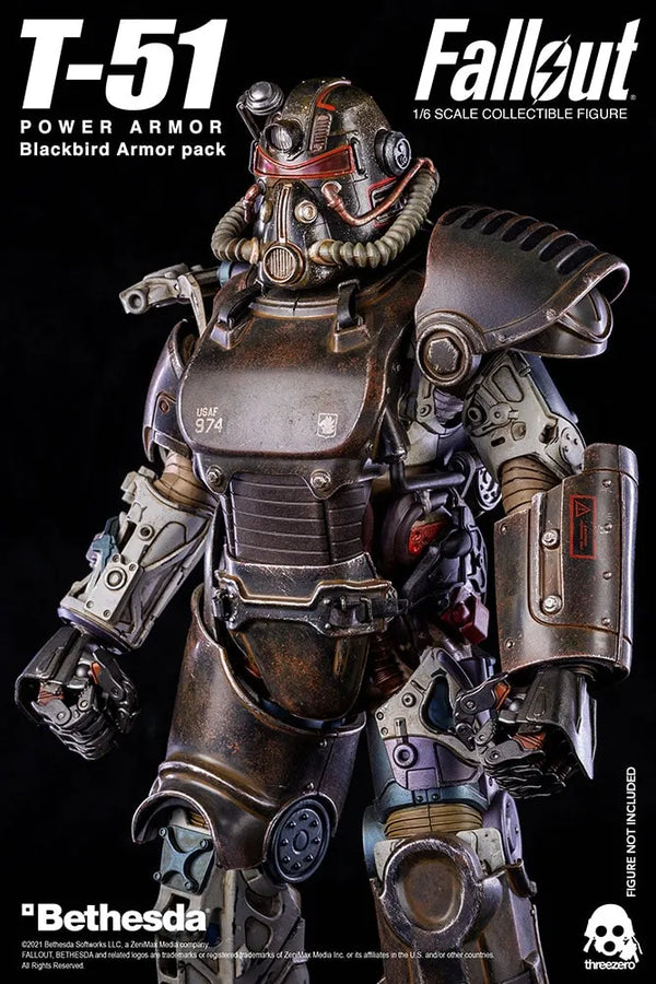 T-51 Blackbird Armor Pack – Threezero – ActionFigure Brasil