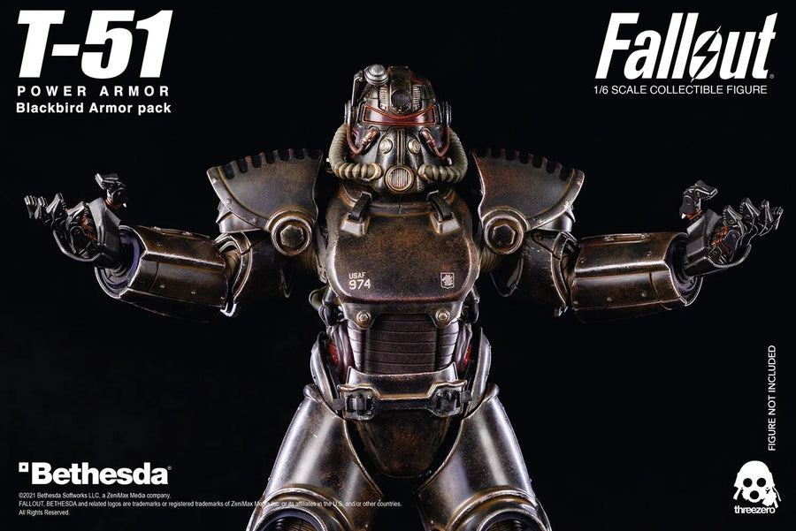 T-51 Blackbird Armor Pack – Threezero – ActionFigure Brasil
