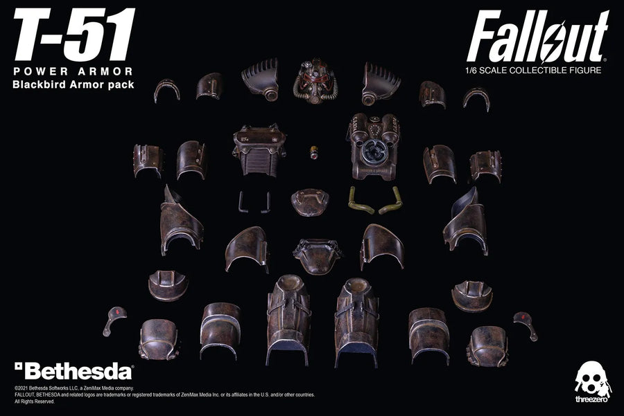 T-51 Blackbird Armor Pack – Threezero – ActionFigure Brasil