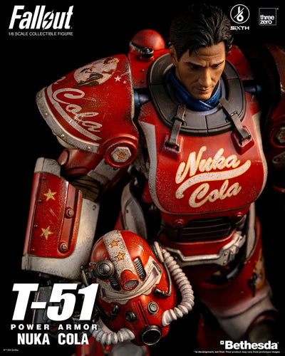 T-51 Nuka Cola Power Armor – Threezero – ActionFigure Brasil — ambientada