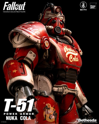 T-51 Nuka Cola Power Armor – Threezero – ActionFigure Brasil — close
