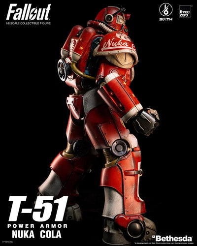 T-51 Nuka Cola Power Armor – Threezero – ActionFigure Brasil — ambientada
