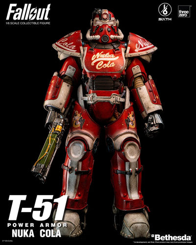 T-51 Nuka Cola Power Armor – Threezero – ActionFigure Brasil — close