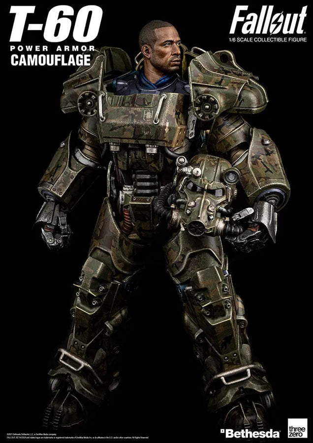 T-60 Camouflage Power Armor – Threezero – ActionFigure Brasil