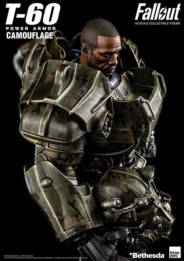 T-60 Camouflage Power Armor – Threezero – ActionFigure Brasil