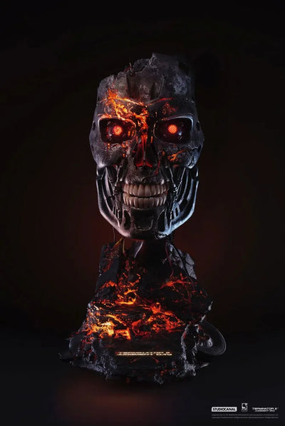 T-800 Battle Damaged Art Mask - LIMITED EDITION: 2029 – PureArts – ActionFigure Brasil — close