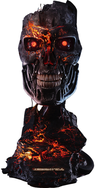 T-800 Battle Damaged Art Mask - LIMITED EDITION: 2029 – PureArts – ActionFigure Brasil — detalhe do produto