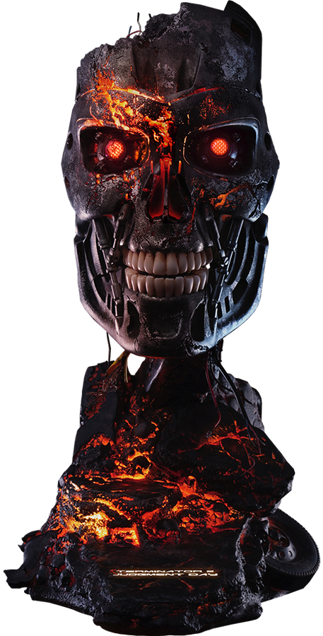 T-800 Battle Damaged Art Mask - LIMITED EDITION: 2029 – PureArts – ActionFigure Brasil — acessórios