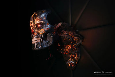 T-800 Battle Damaged Art Mask - LIMITED EDITION: 2029 – PureArts – ActionFigure Brasil — close