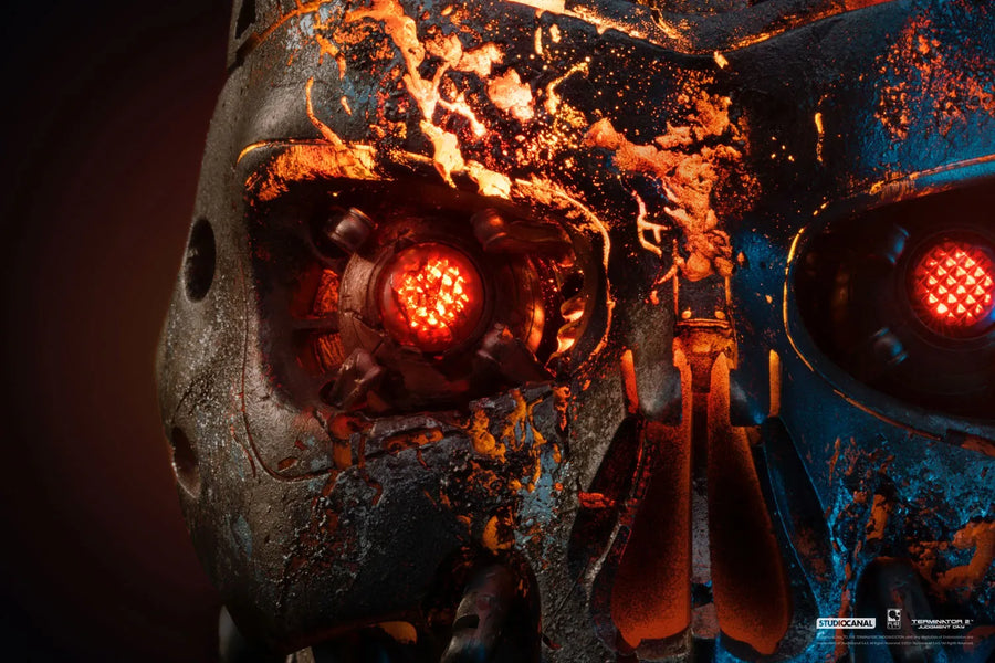 T-800 Battle Damaged Art Mask - LIMITED EDITION: 2029 – PureArts – ActionFigure Brasil — acessórios