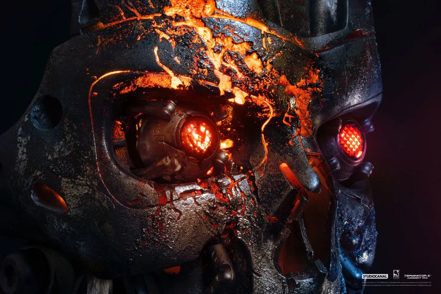 T-800 Battle Damaged Art Mask - LIMITED EDITION: 2029 – PureArts – ActionFigure Brasil — acessórios