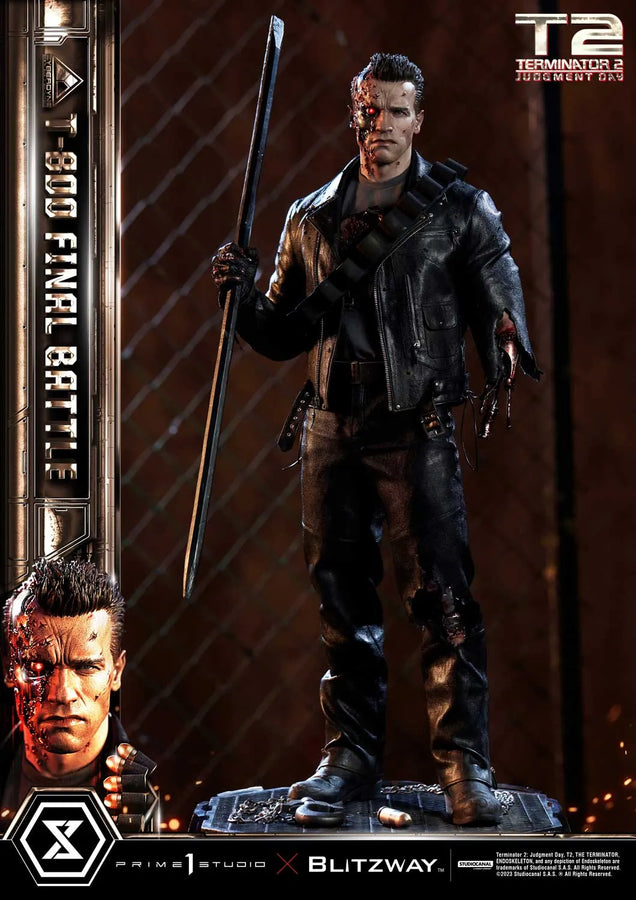 T-800 (Deluxe Version) Terminator 2: Judgment Day – Prime1Studio – ActionFigure Brasil