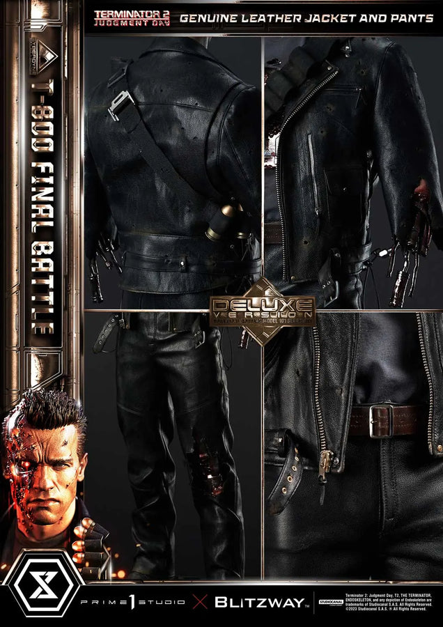 T-800 (Deluxe Version) Terminator 2: Judgment Day – Prime1Studio – ActionFigure Brasil