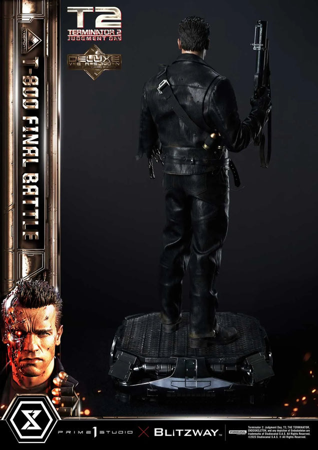 T-800 (Deluxe Version) Terminator 2: Judgment Day – Prime1Studio – ActionFigure Brasil