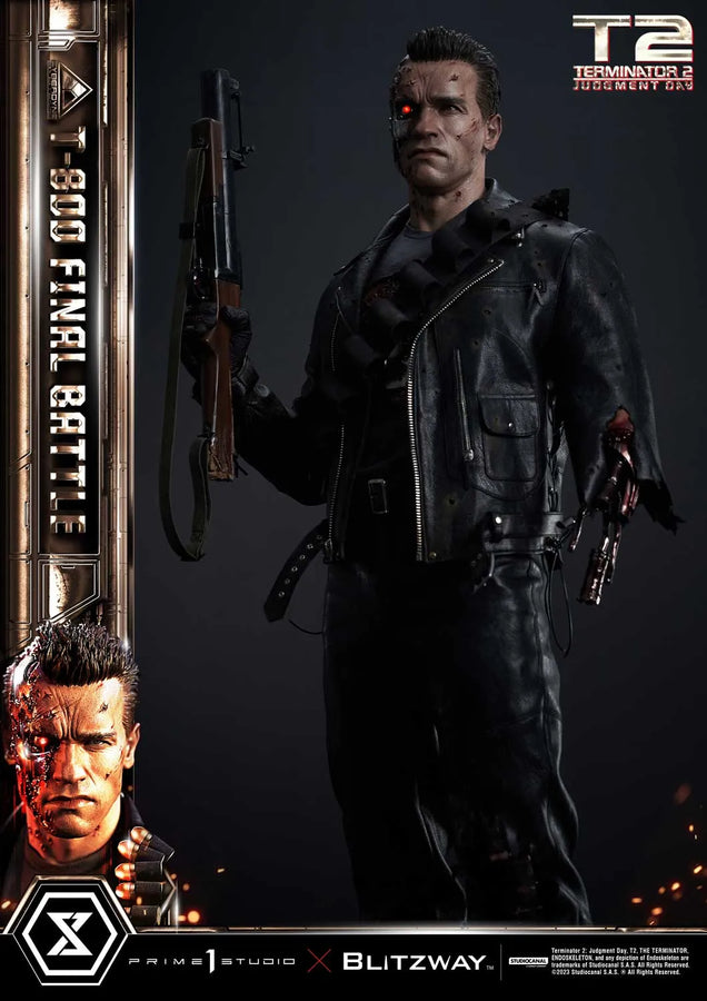 T-800 (Deluxe Version) Terminator 2: Judgment Day – Prime1Studio – ActionFigure Brasil
