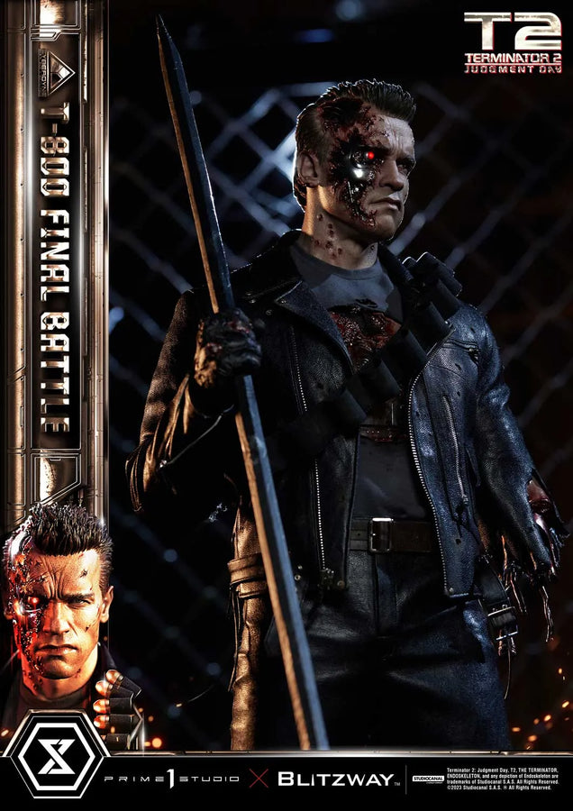 T-800 (Deluxe Version) Terminator 2: Judgment Day – Prime1Studio – ActionFigure Brasil