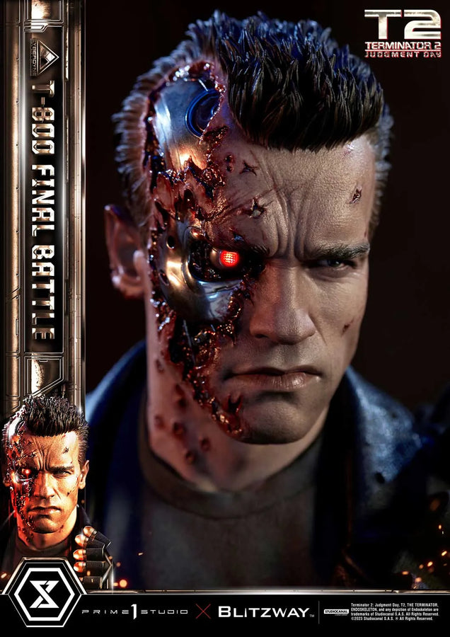 T-800 (Deluxe Version) Terminator 2: Judgment Day – Prime1Studio – ActionFigure Brasil