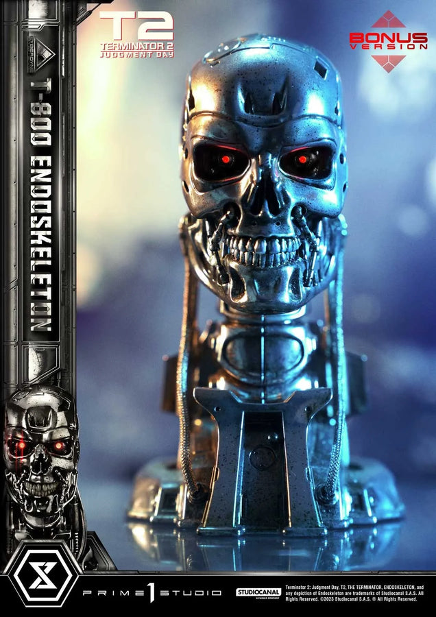 T-800 Endoskeleton (Deluxe Bonus Version) - LIMITED EDITION: 200 (Deluxe Bonus Version) – Prime 1 Studio – ActionFigure Brasil