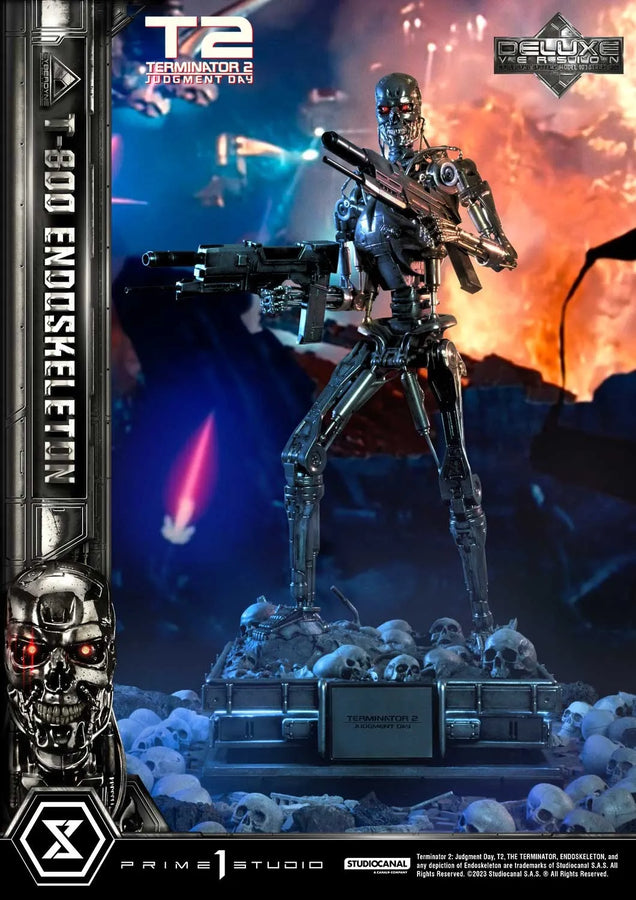 T-800 Endoskeleton (Deluxe Bonus Version) - LIMITED EDITION: 200 (Deluxe Bonus Version) – Prime 1 Studio – ActionFigure Brasil