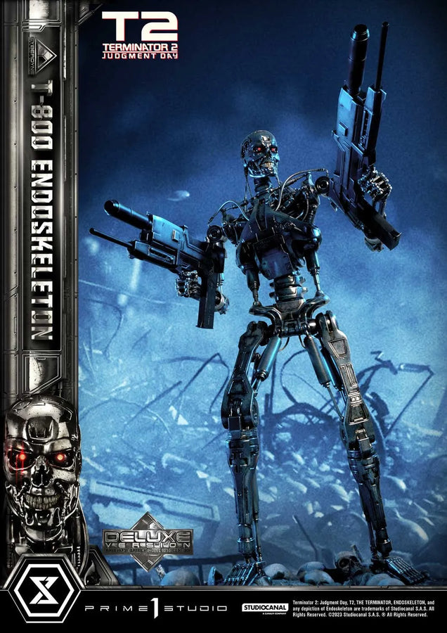 T-800 Endoskeleton (Deluxe Bonus Version) - LIMITED EDITION: 200 (Deluxe Bonus Version) – Prime 1 Studio – ActionFigure Brasil