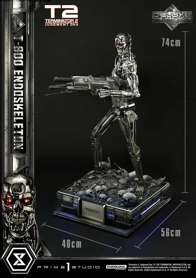 T-800 Endoskeleton (Deluxe Bonus Version) - LIMITED EDITION: 200 (Deluxe Bonus Version) – Prime 1 Studio – ActionFigure Brasil