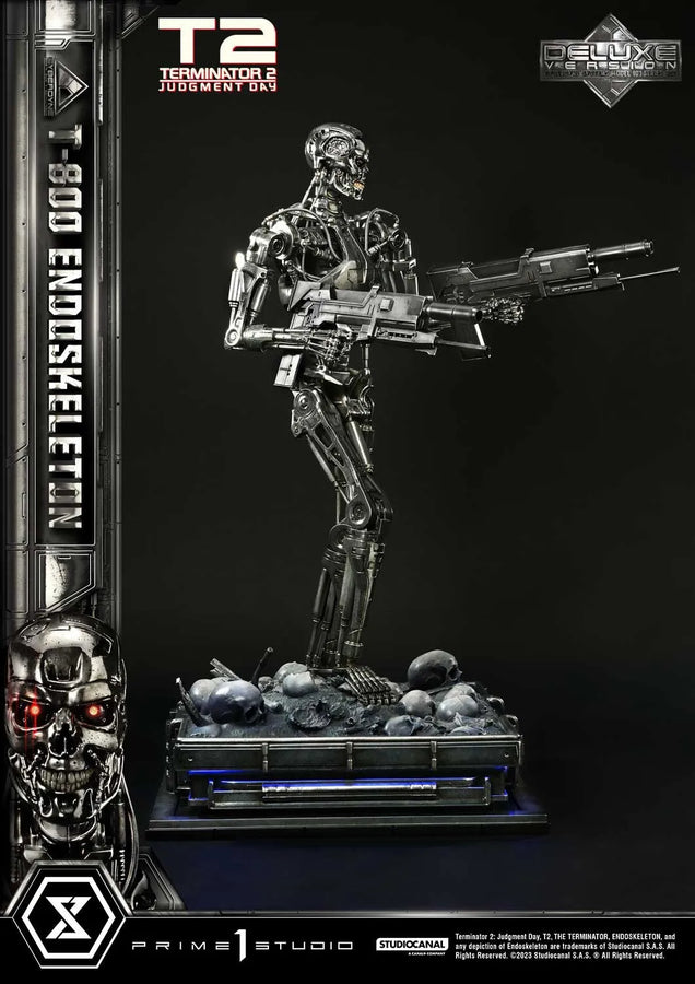 T-800 Endoskeleton (Deluxe Bonus Version) - LIMITED EDITION: 200 (Deluxe Bonus Version) – Prime 1 Studio – ActionFigure Brasil