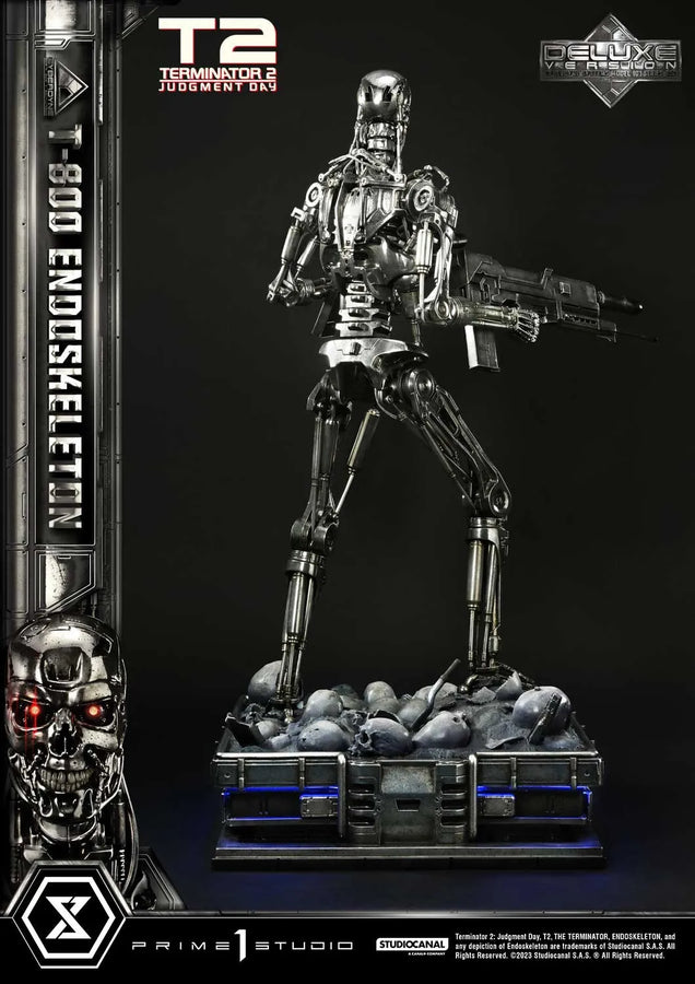 T-800 Endoskeleton (Deluxe Bonus Version) - LIMITED EDITION: 200 (Deluxe Bonus Version) – Prime 1 Studio – ActionFigure Brasil