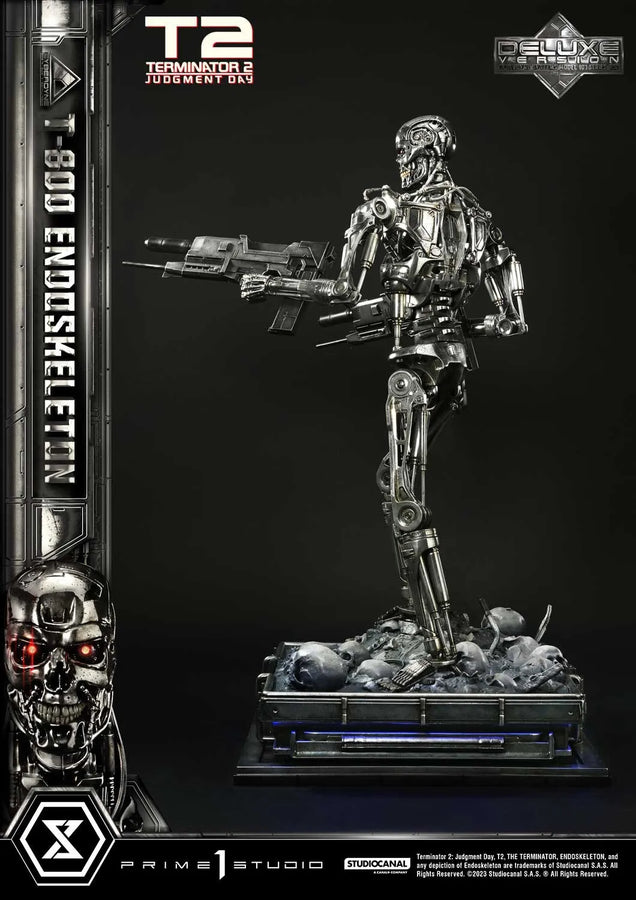 T-800 Endoskeleton (Deluxe Bonus Version) - LIMITED EDITION: 200 (Deluxe Bonus Version) – Prime 1 Studio – ActionFigure Brasil