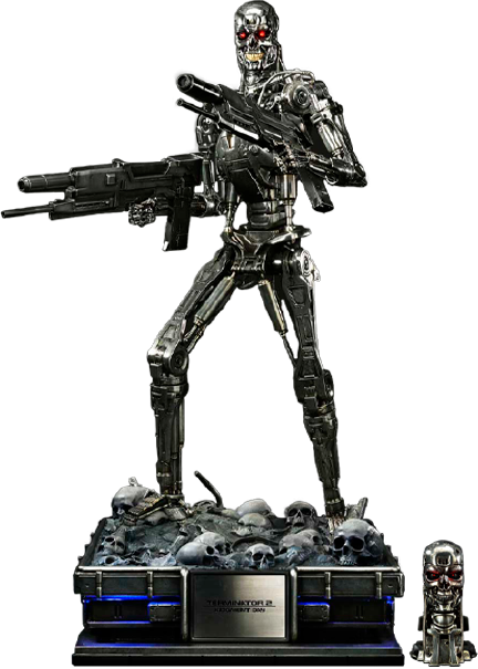 T-800 Endoskeleton (Deluxe Bonus Version) - LIMITED EDITION: 200 (Deluxe Bonus Version) – Prime 1 Studio – ActionFigure Brasil