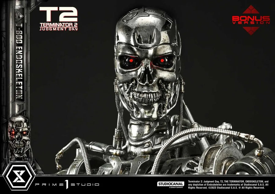 T-800 Endoskeleton (Deluxe Bonus Version) - LIMITED EDITION: 200 (Deluxe Bonus Version) – Prime 1 Studio – ActionFigure Brasil