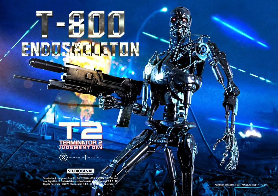 T-800 Endoskeleton (Deluxe Bonus Version) - LIMITED EDITION: 200 (Deluxe Bonus Version) – Prime 1 Studio – ActionFigure Brasil