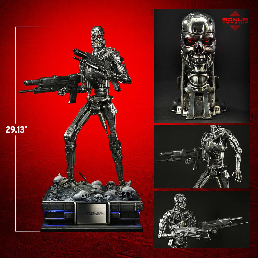 T-800 Endoskeleton (Deluxe Bonus Version) - LIMITED EDITION: 200 (Deluxe Bonus Version) – Prime 1 Studio – ActionFigure Brasil