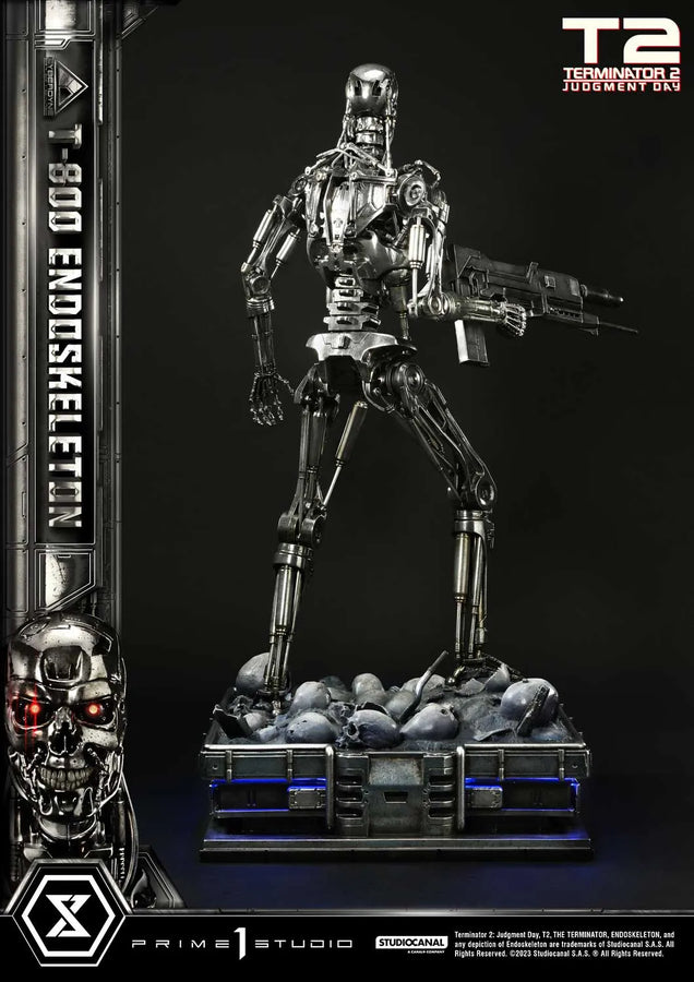 T-800 Endoskeleton (Deluxe Bonus Version) Terminator 2: Judgment Day – Prime1Studio – ActionFigure Brasil