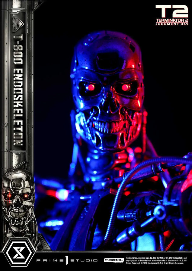 T-800 Endoskeleton (Deluxe Bonus Version) Terminator 2: Judgment Day – Prime1Studio – ActionFigure Brasil