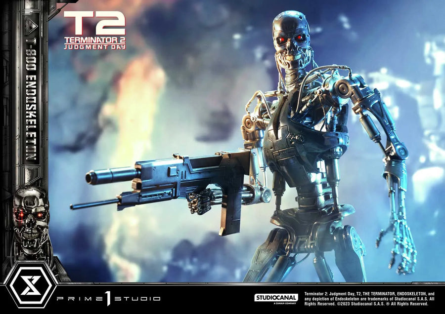 T-800 Endoskeleton (Deluxe Bonus Version) Terminator 2: Judgment Day – Prime1Studio – ActionFigure Brasil