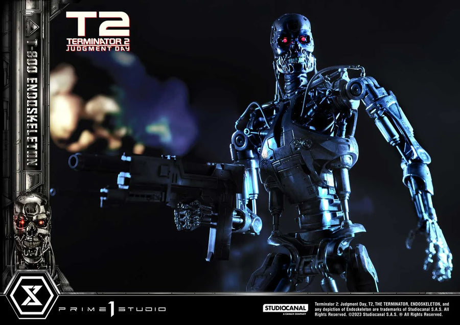 T-800 Endoskeleton (Regular Version) Terminator 2: Judgment Day – Prime1Studio – ActionFigure Brasil
